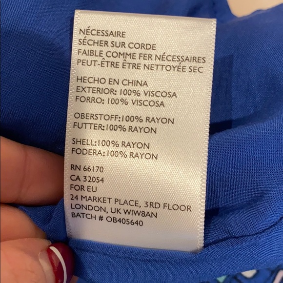 Urban Outfitters Ecoté Blue Patterned Tank dress - Picture 10 of 10